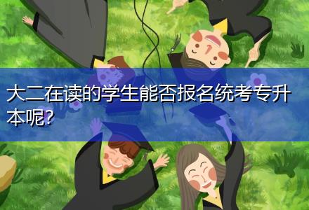 大二在讀的學生能否報名統(tǒng)考專升本呢？
