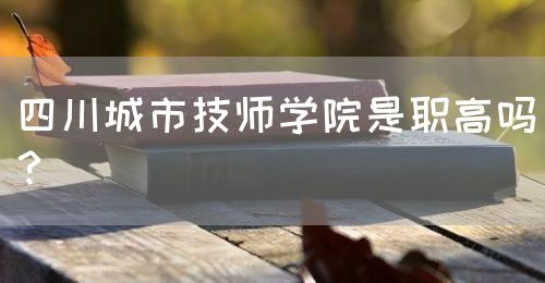四川城市技師學(xué)院是職高嗎？(圖1)