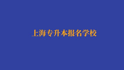 上海專升本報(bào)名經(jīng)濟(jì)與金融專業(yè)有哪些學(xué)校？