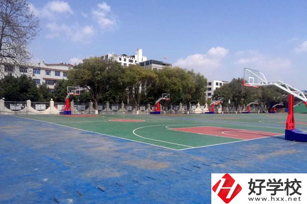 東安縣職業(yè)中專學?；@球場