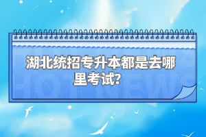 湖北統(tǒng)招專升本都是去哪里考試？