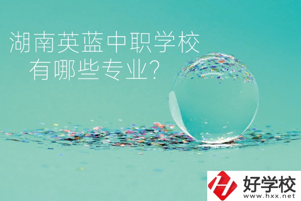 湖南英藍(lán)中職學(xué)校怎么樣？有哪些專業(yè)？